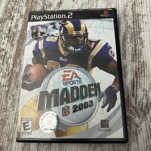 Madden NFL 2003 (Sony‎ PlayStation 2, 2002) With Manual